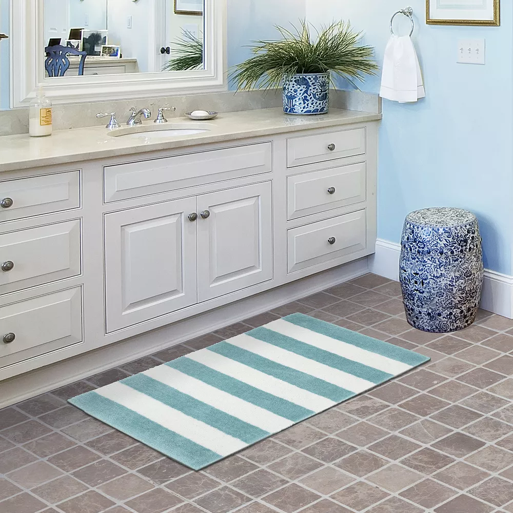 Garland Rug Garland Deco Beach Stripe Bath Rug - Image 2