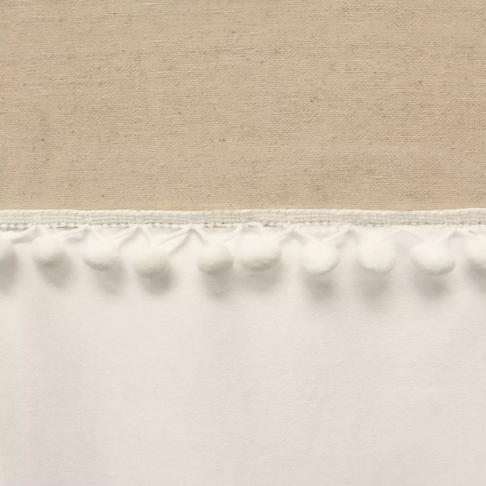 Lush Décor Lush Decor Adelyn Pom Pom Shower Curtain - Image 2