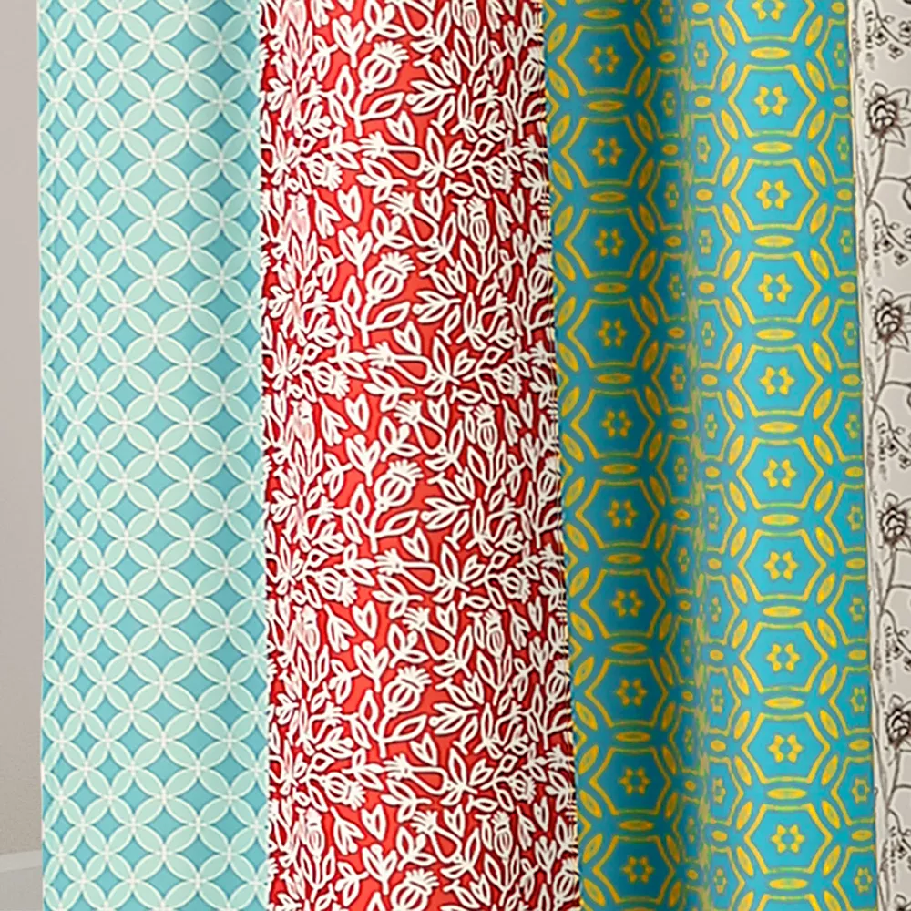 Lush Décor Lush Decor Boho Patch Shower Curtain - Image 3