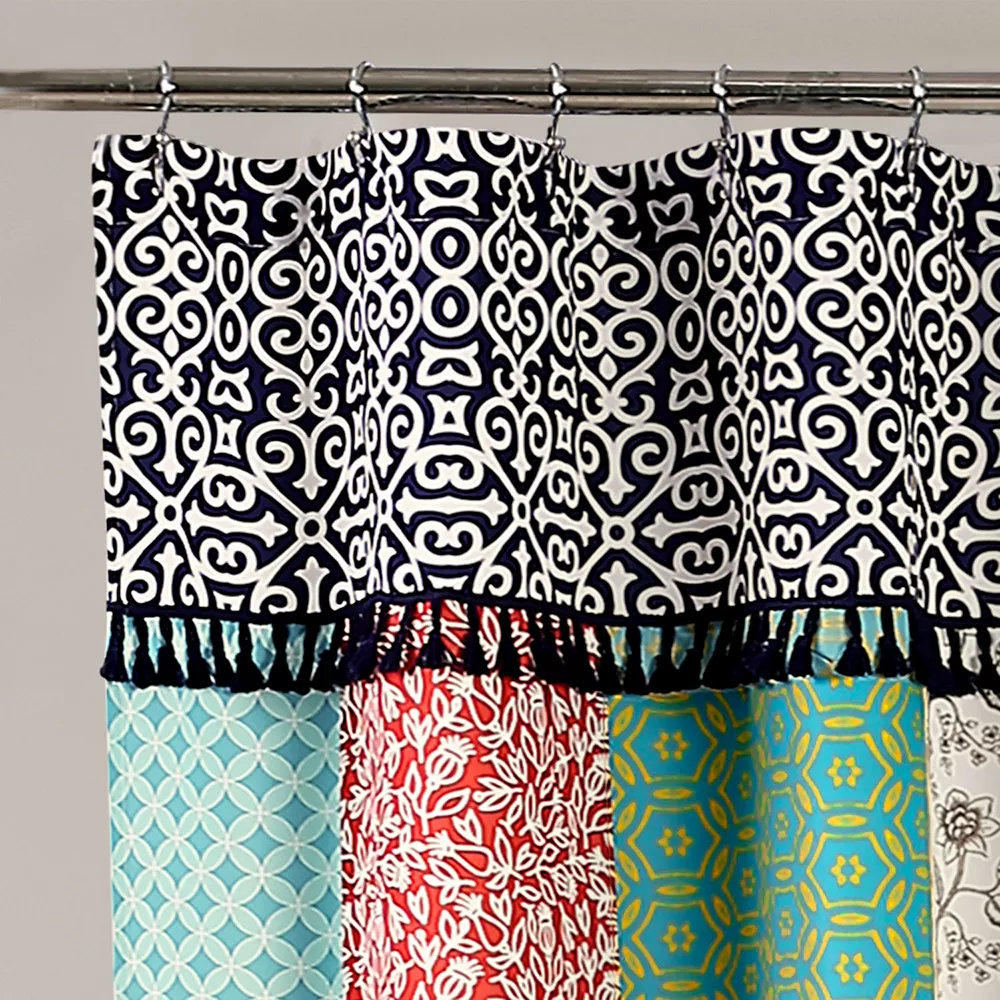 Lush Décor Lush Decor Boho Patch Shower Curtain - Image 5