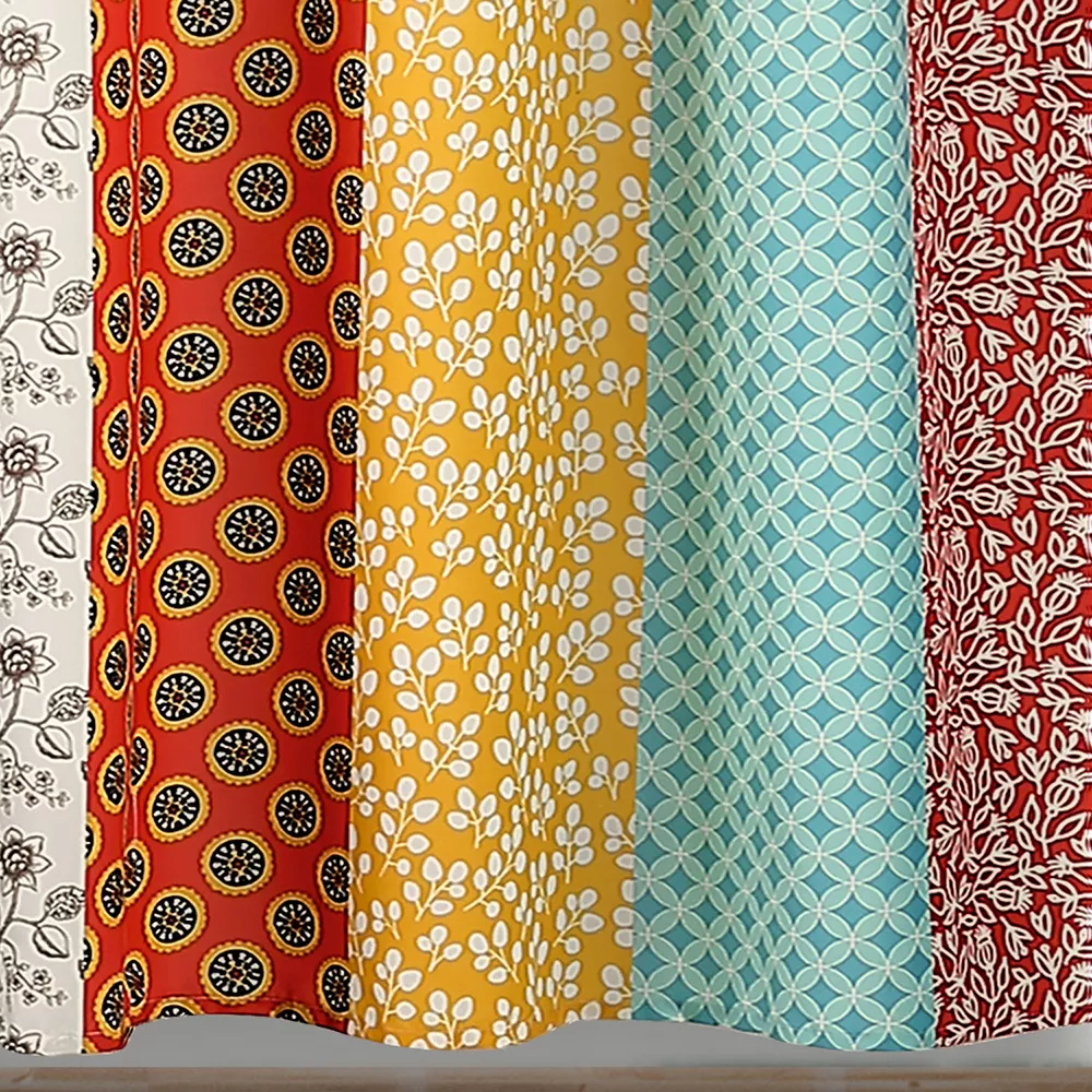 Lush Décor Lush Decor Boho Patch Shower Curtain - Image 6