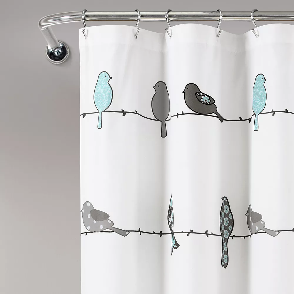 Lush Décor Lush Decor Rowley Birds Shower Curtain - Image 2