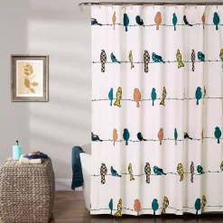 Lush Décor Lush Decor Rowley Birds Shower Curtain
