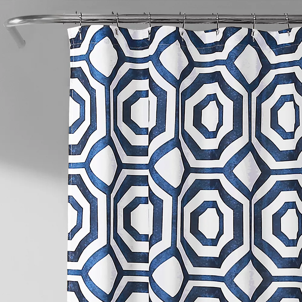 Lush Décor Lush Decor Octagon Blocks Shower Curtain - Image 2