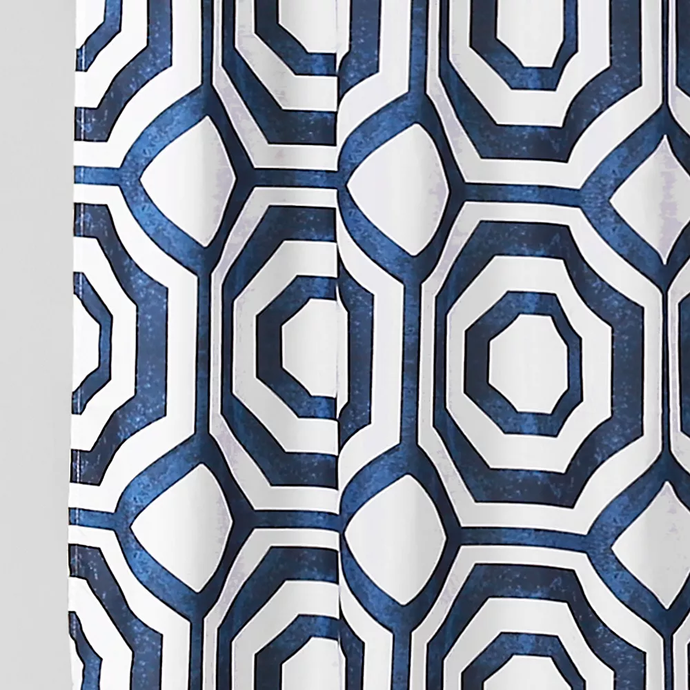 Lush Décor Lush Decor Octagon Blocks Shower Curtain - Image 4