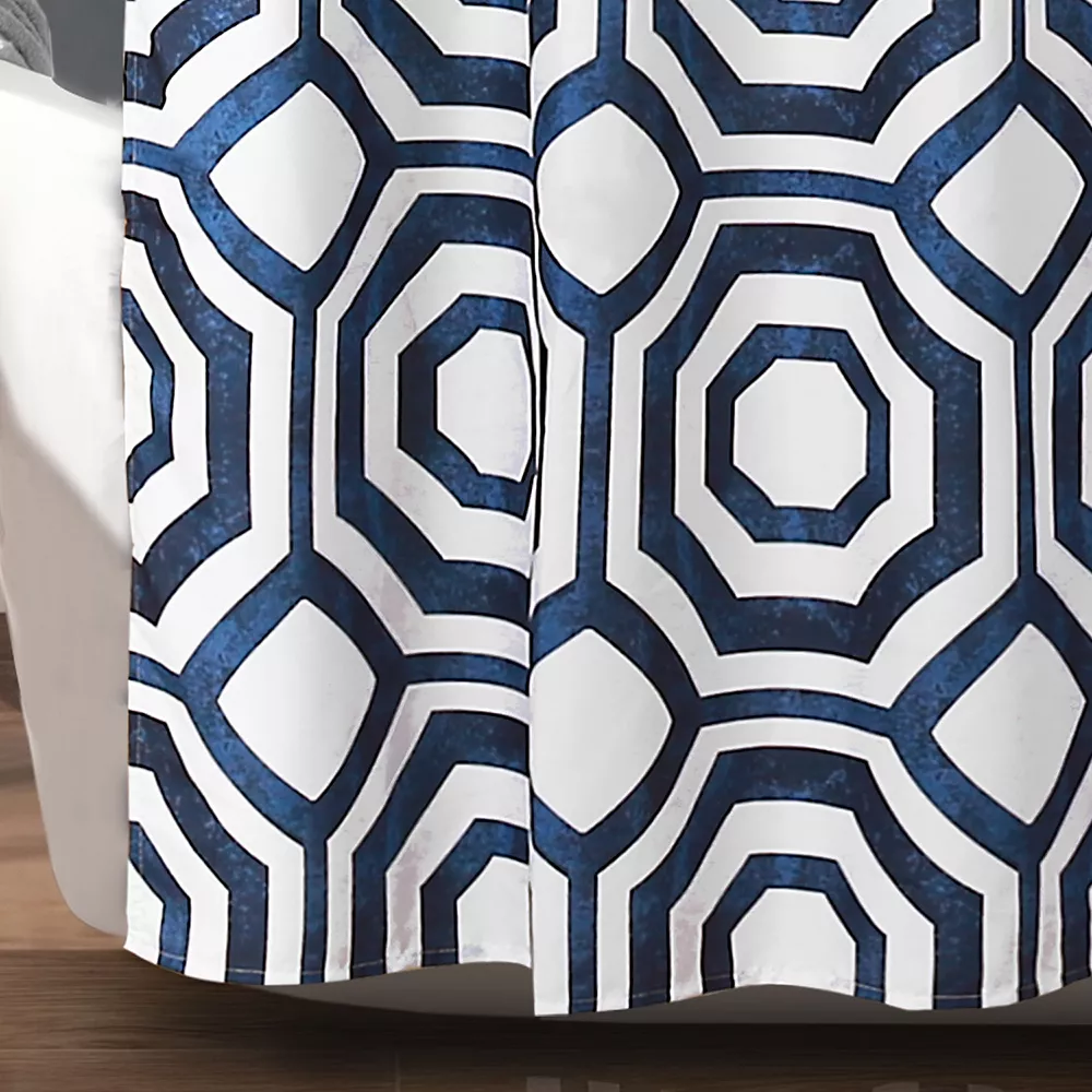 Lush Décor Lush Decor Octagon Blocks Shower Curtain - Image 5