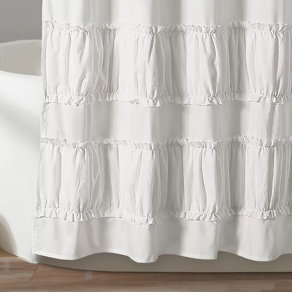 Lush Décor Lush Decor Nova Ruffle Shower Curtain - Image 4