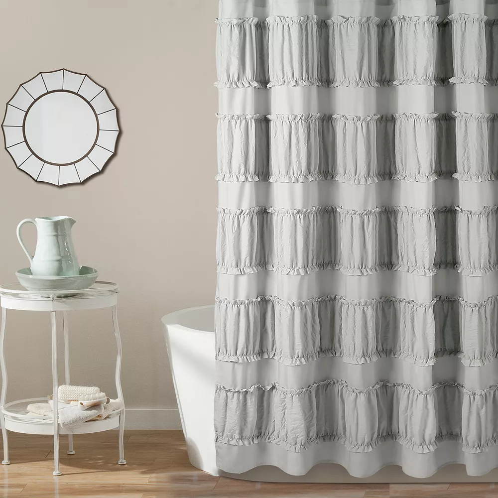 Lush Décor Lush Decor Nova Ruffle Shower Curtain