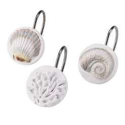 Avanti Destin Shower Curtain Hooks - 12-pack