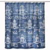 Vern Yip By SKL Home Saturday Knight, Home Chinoiserie Shower Curtain