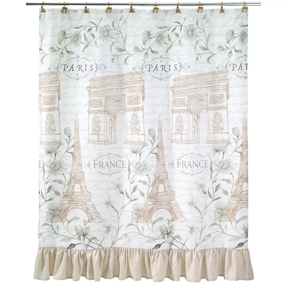Avanti Paris Botanique Shower Curtain