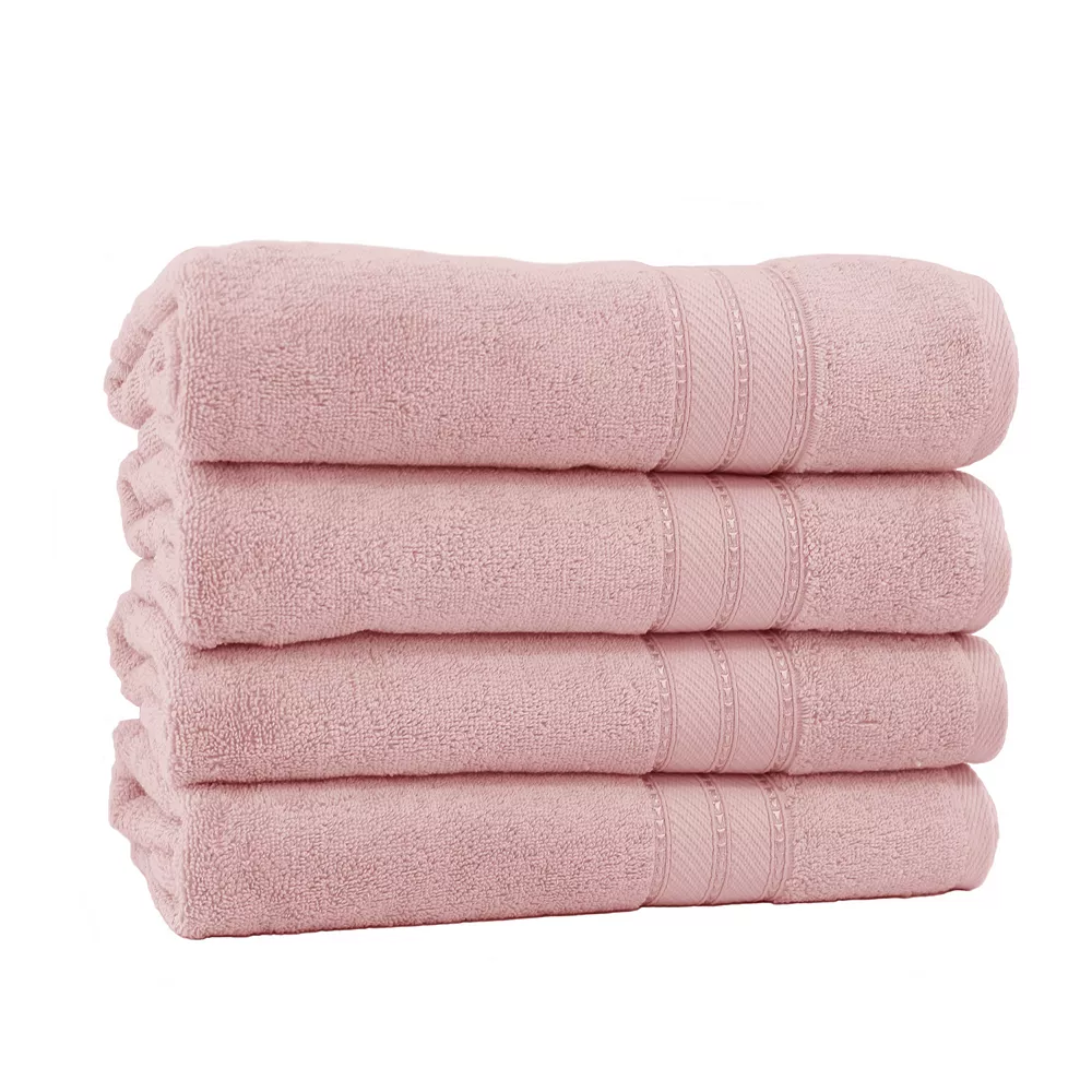 Amrapur SpunLoft 4-Pack Bath Sheet Set