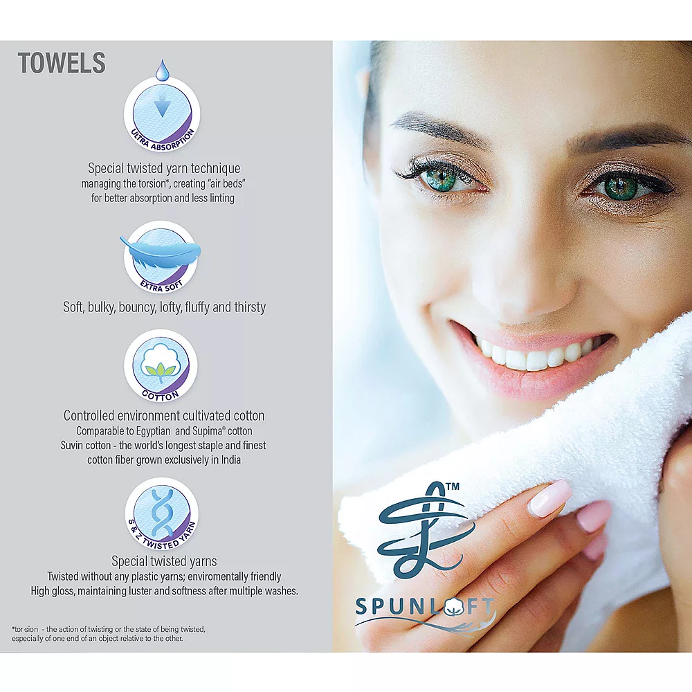 Amrapur SpunLoft 6-Piece Towel Set - Image 2