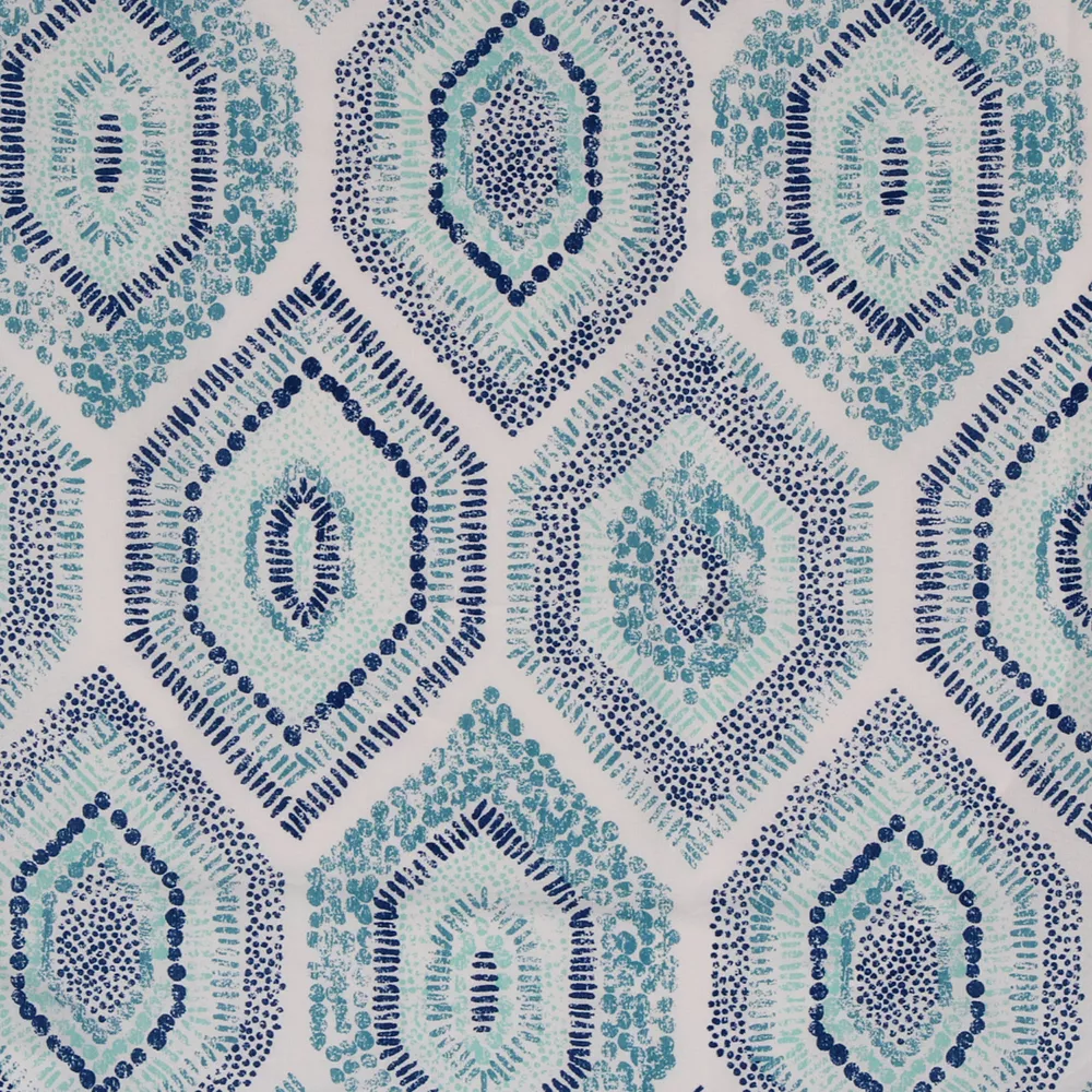 Freshee Geo Water Repellent & Odor Resistant Shower Curtain & Liner - Image 3