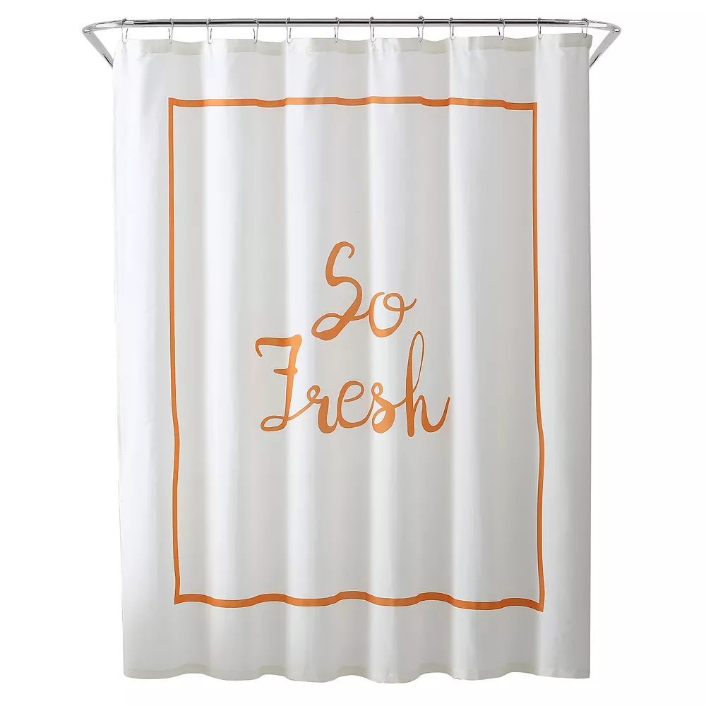Freshee Fresh Text Water Repellent & Odor Resistant Shower Curtain & Liner