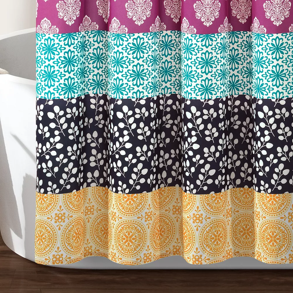 Lush Décor Lush Decor Bohemian Stripe Shower Curtain - Image 5