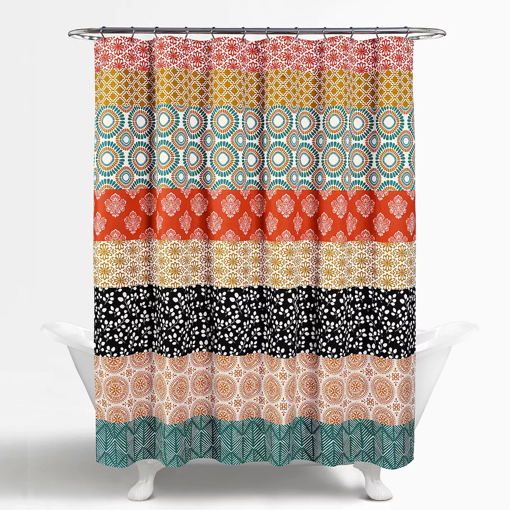 Lush Décor Lush Decor Bohemian Stripe Shower Curtain