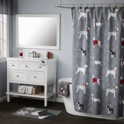 Vern Yip By SKL Home Fa La La Dogs Shower Curtain
