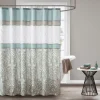 510 Design Josefina Pieced And Embroidered Shower Curtain