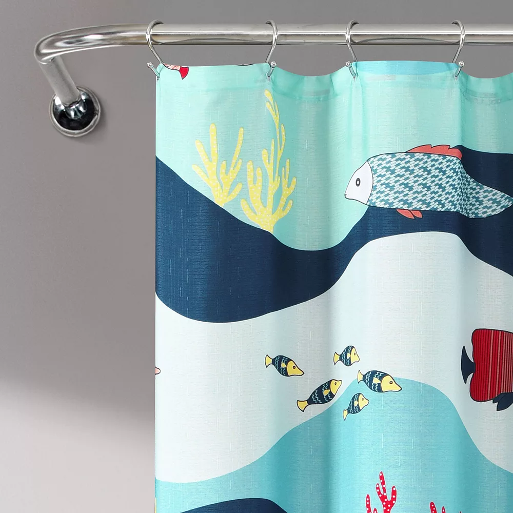 Lush Décor Lush Decor Sea Life Shower Curtain - Image 2