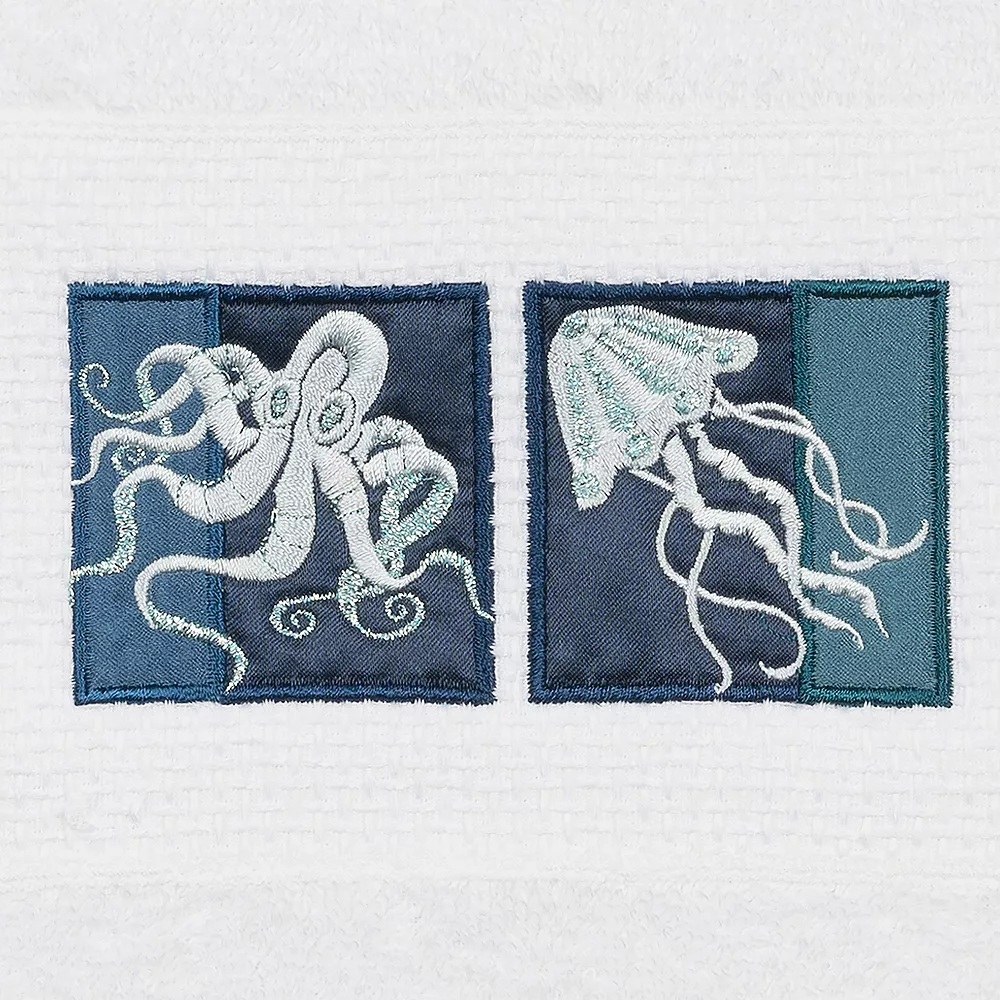 Linum Home Textiles Turkish Cotton Ava Embellished Hand Towel 2 Linum Home Textiles Turkish Cotton Ava Embellished Hand Towel - Image 2