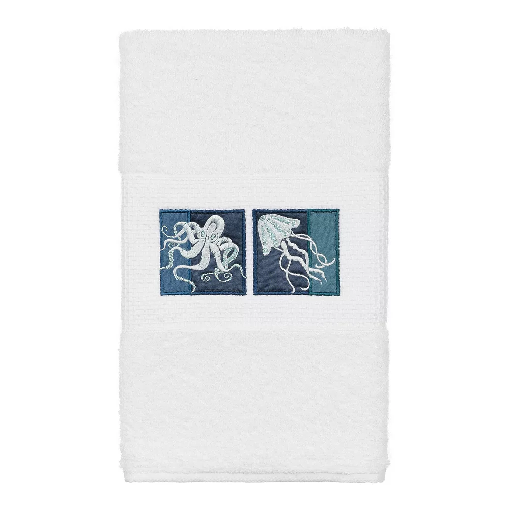 Linum Home Textiles Turkish Cotton Ava Embellished Hand Towel 1 Linum Home Textiles Turkish Cotton Ava Embellished Hand Towel