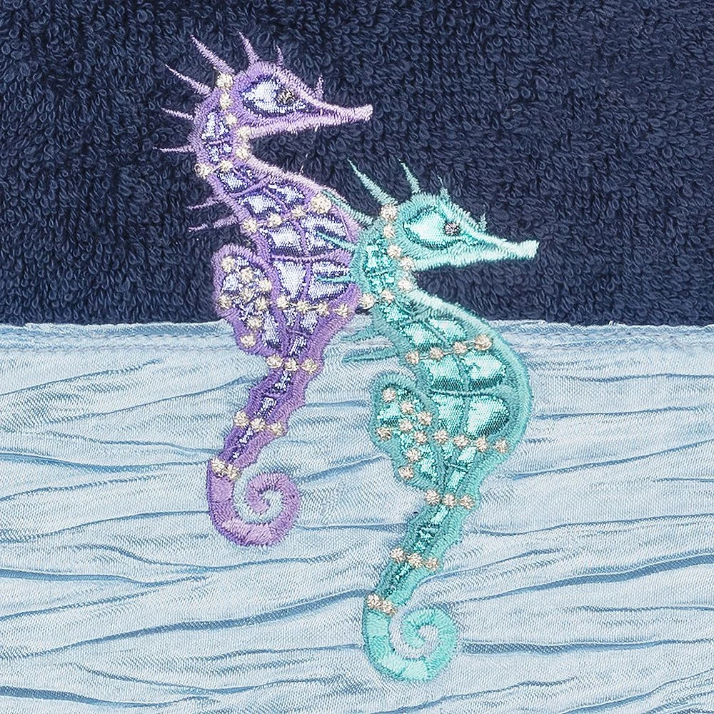 Linum Home Textiles Turkish Cotton Sofia 3-piece Embellished Bath Towel Set - Image 3