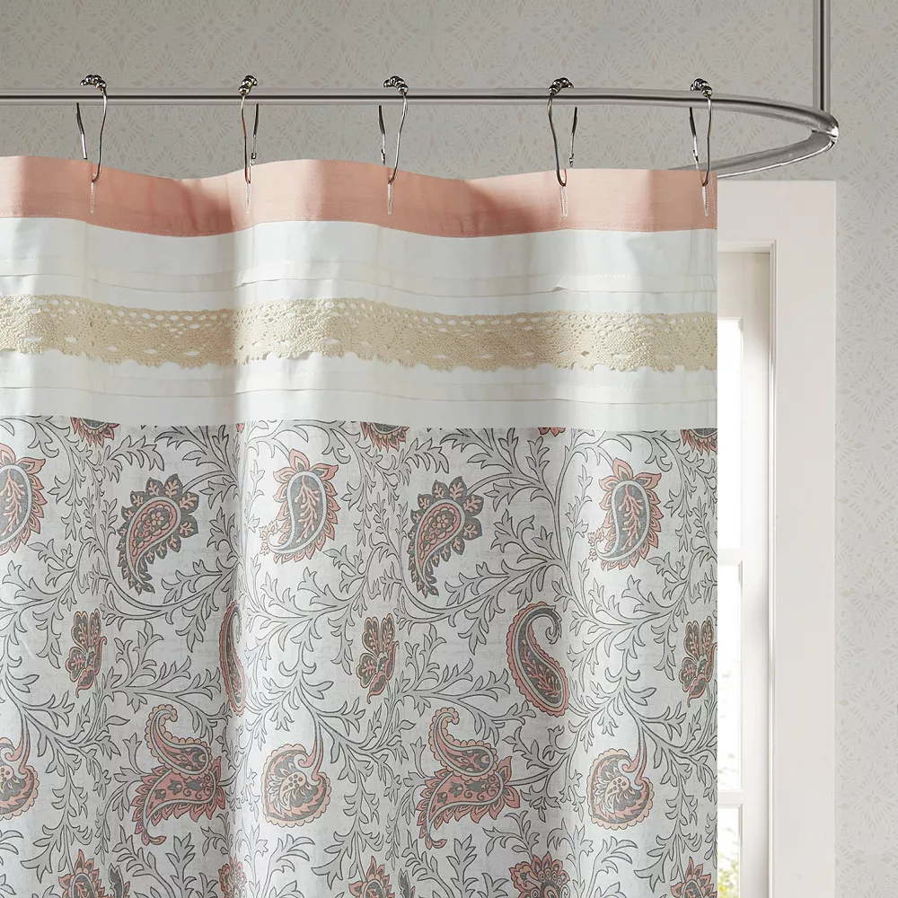 Madison Park Vanessa Cotton Shower Curtain - Image 2