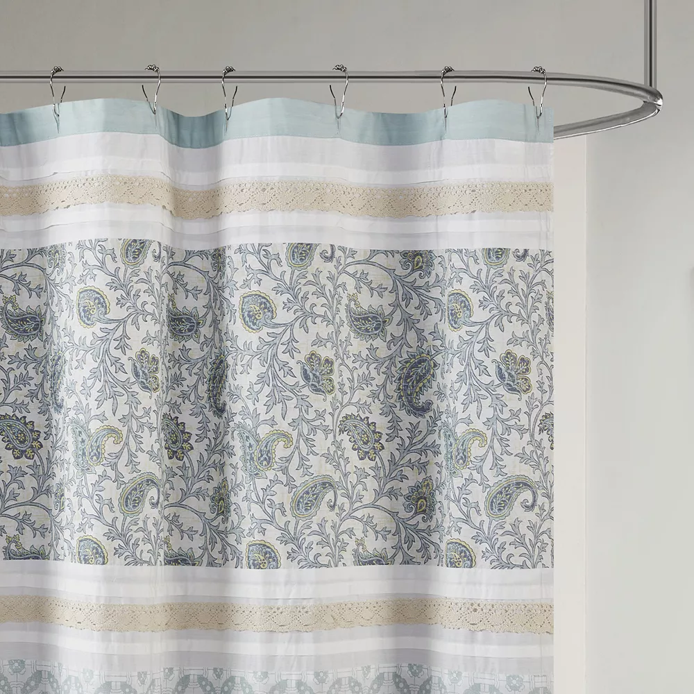 Madison Park Vanessa Cotton Shower Curtain - Image 3