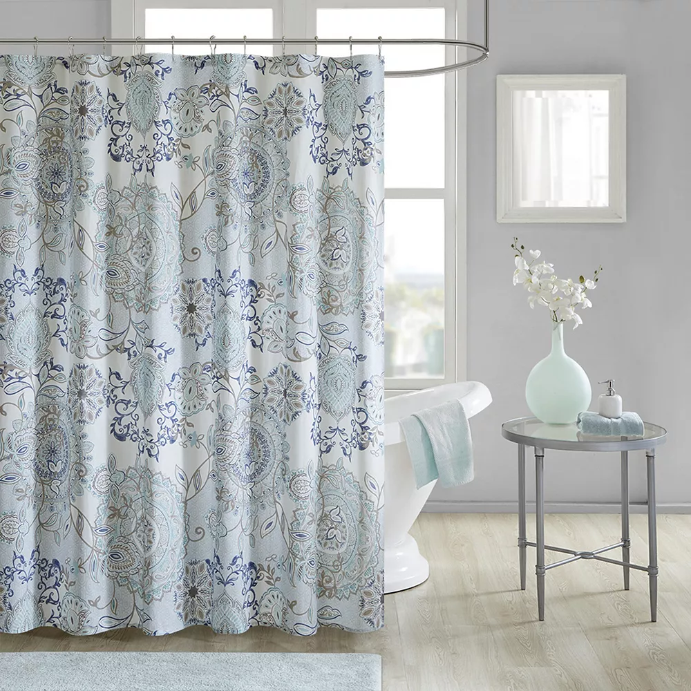 Madison Park Loleta Cotton Printed Shower Curtain - Image 2