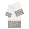 Linum Home Textiles Turkish Cotton Spots 3-piece Embellished Bath Towel Set