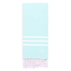 Linum Home Textiles Turkish Cotton Alara Personalized Pestemal Beach Towel