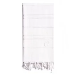 Linum Home Textiles Turkish Cotton Summer Fun Personalized Pestemal Beach Towel