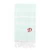 Linum Home Textiles Turkish Cotton Lucky Personalized Pestemal Beach Towel