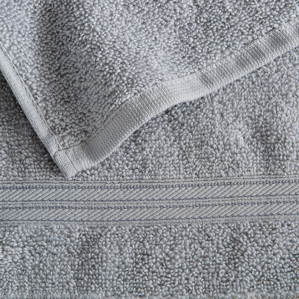 Great Bay Home Cooper Solid 6-Piece Cotton Towel Set - Image 4