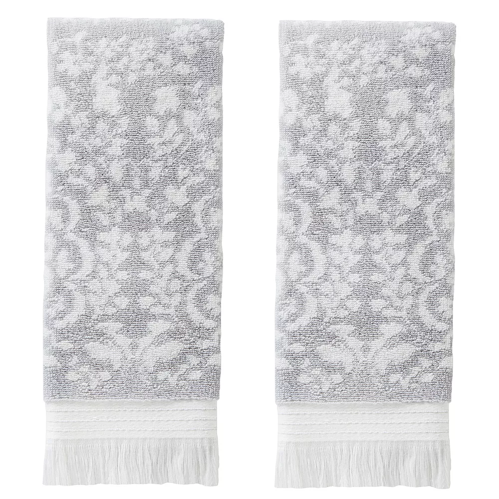 SKL Home Carrick Medallion 2-piece Hand Towel Set