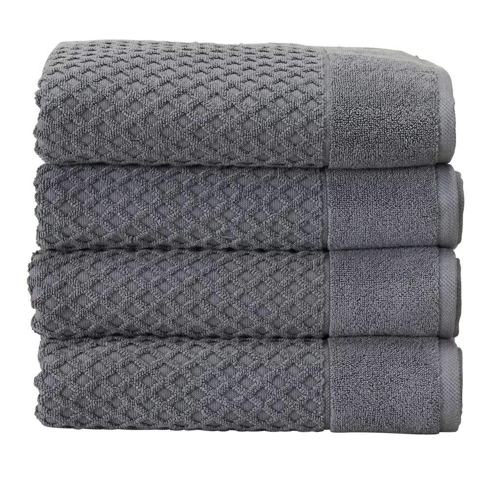 Great Bay Home 4-pack Grayson Bath Towel Set