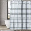 London Fog Kent Plaid Shower Curtain