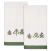 Avanti Christmas Trees 2-pack Fingertip Towel