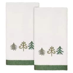 Avanti Christmas Trees 2-pack Fingertip Towel