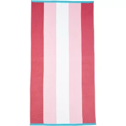 Lands' End Rugby Stripe Oversized XL Beach Towel