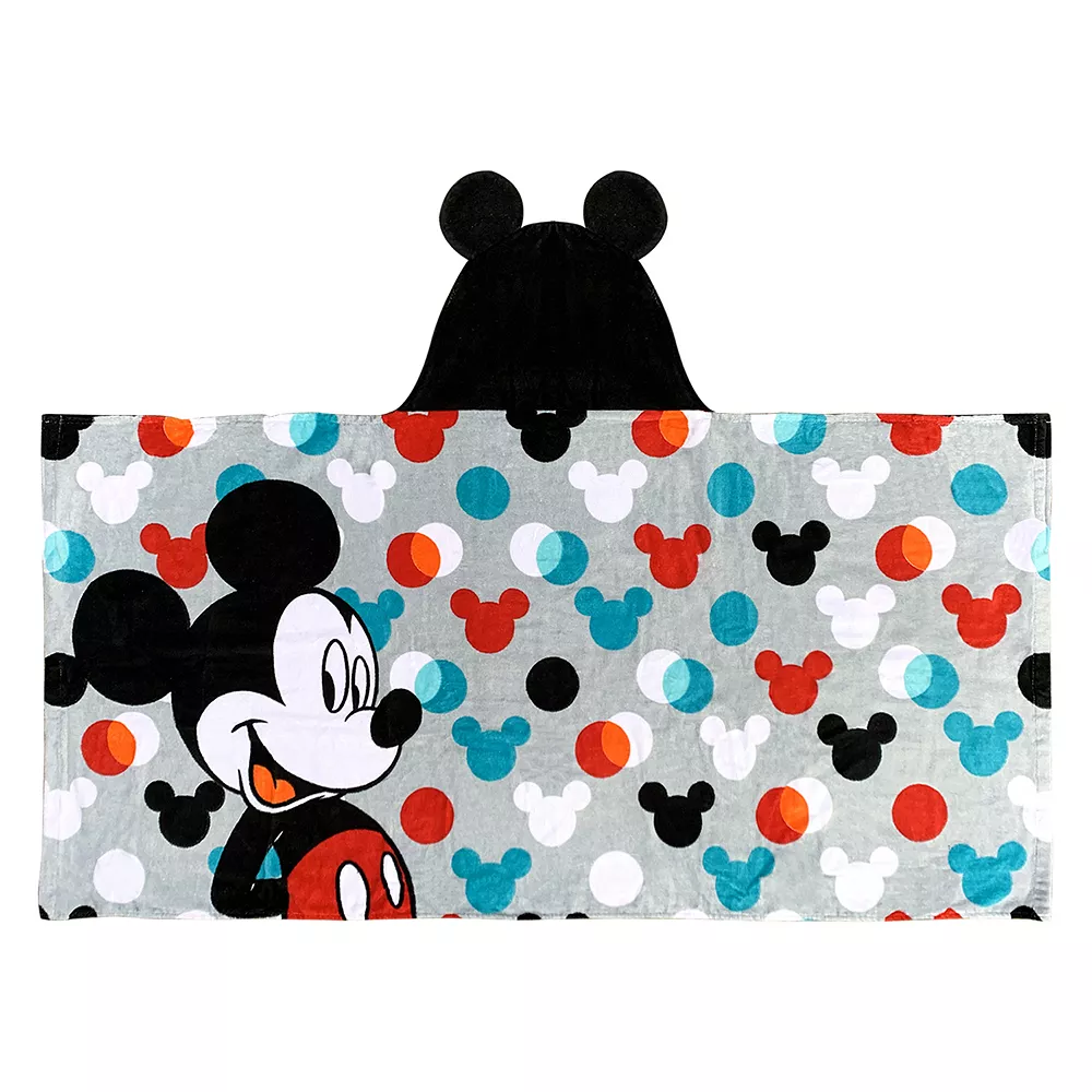 Disney / The Big One Disney's Mickey Mouse Kids Hooded Towel By The Big OneĀ® - Image 3