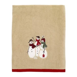 Avanti Snowman Gathering Bath Towel