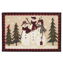 Avanti Snowman Gathering Bath Rug