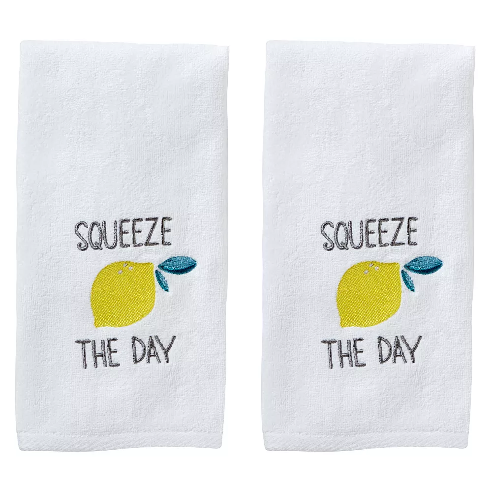 SKL Home 2-pack Squeeze The Day Hand Towel