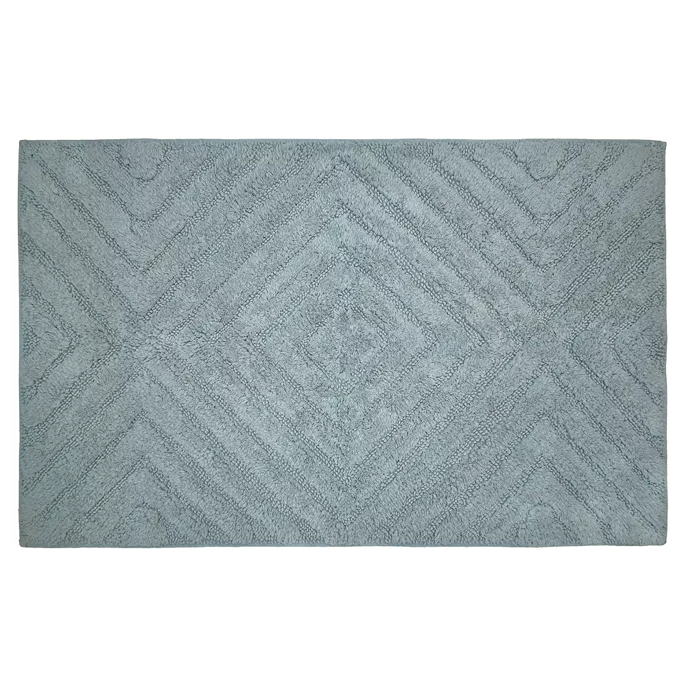 Sonoma Goods For LifeĀ® Textured Diamond Bath Rug