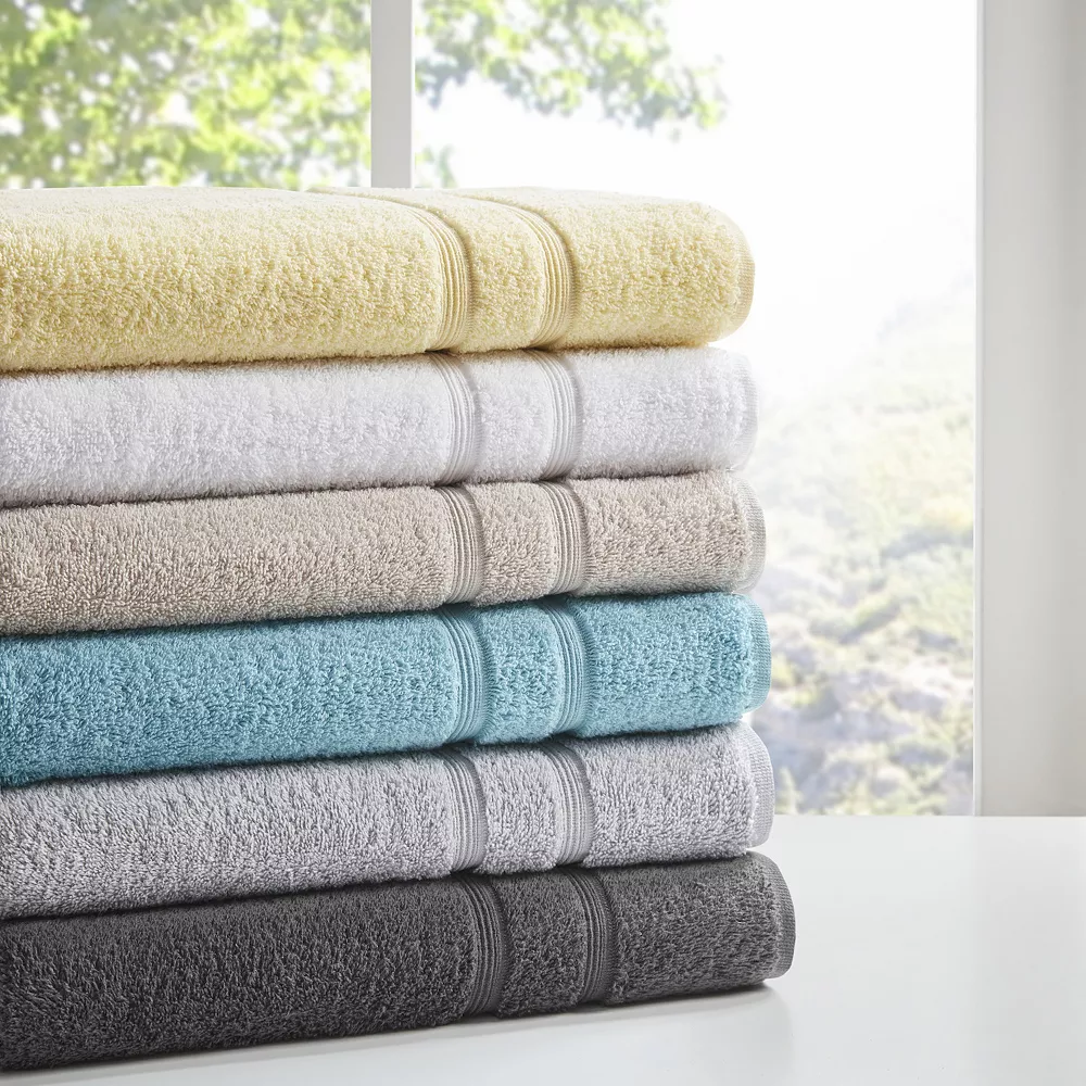 510 Design Aegean Turkish Cotton 6-piece Antimicrobial Bath Towel Set - Image 2