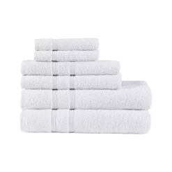 510 Design Aegean Turkish Cotton 6-piece Antimicrobial Bath Towel Set