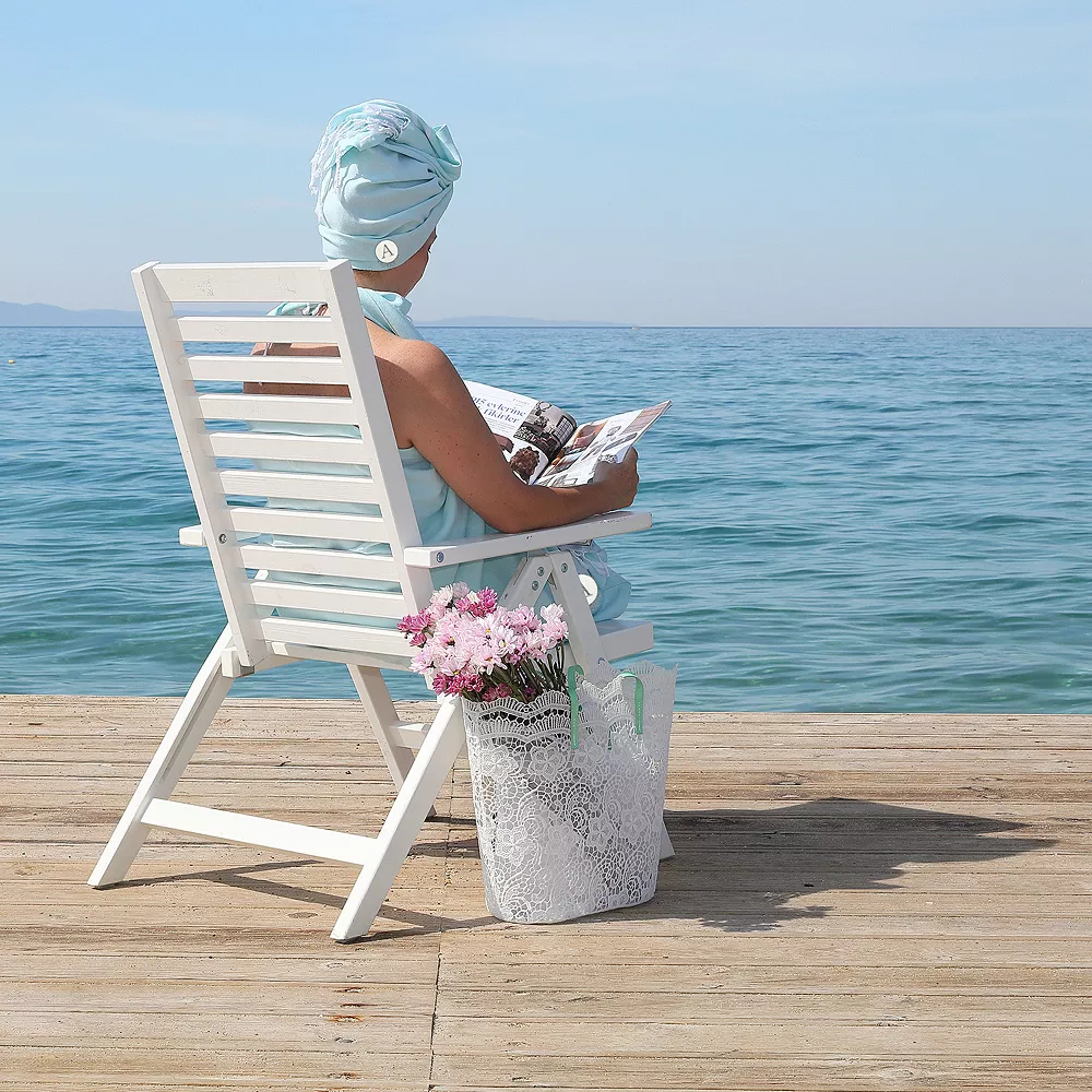 Linum Home Textiles Turkish Cotton Personalized Alara Pestemal Beach And Hand Towel Set - Image 4