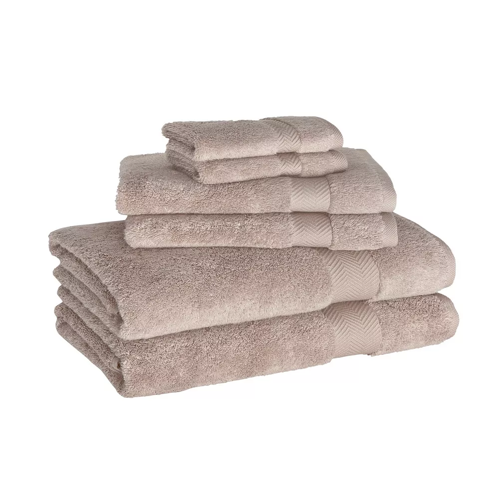 Towels Beyond Classic Turkish Towels Genuine Cotton Soft Absorbent Luxury Becci 6 Piece Set With 2 Bath Towels, 2 Hand Towels, 2 Washcloths - Image 2